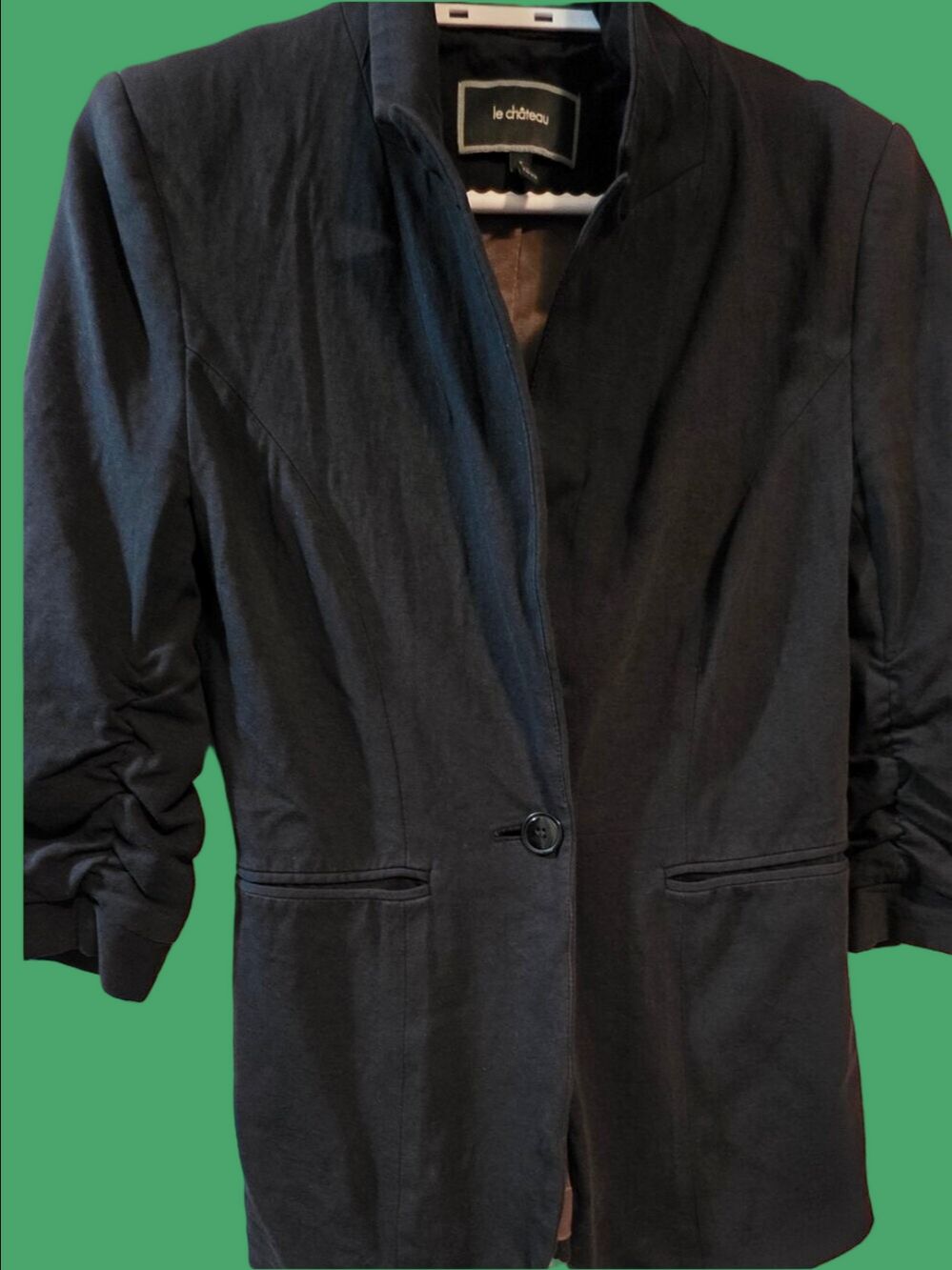 4/$67 Deal! Le Chateau Black Blazer